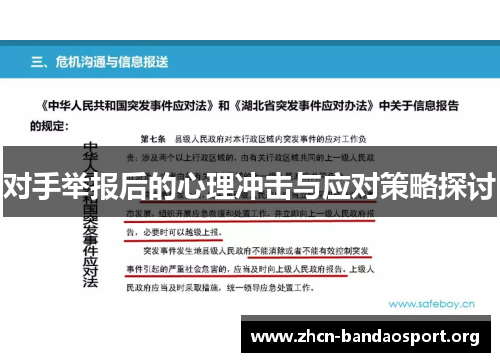 对手举报后的心理冲击与应对策略探讨